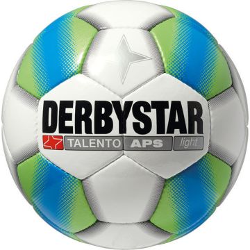 Derbystar voetbal talento APS light wit/groen/blauw