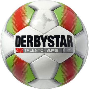 Derbystar voetbal talento APS light wit/groen/rood