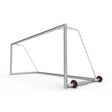 Professioneel Voetbaldoel 500x200x200 cm - Transportwielen aan de zijkant