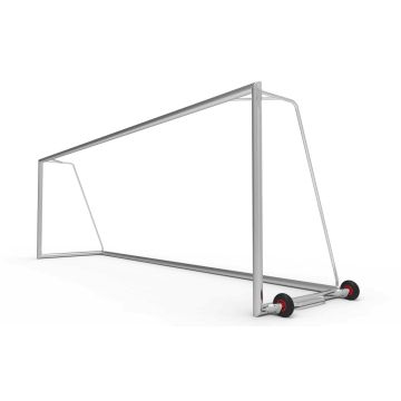 Professioneel Voetbaldoel 732x244x170 cm - Transportwielen aan de zijkant