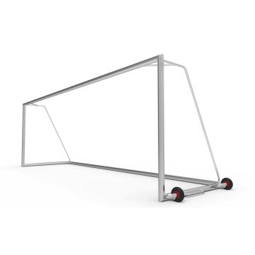Professioneel Voetbaldoel 732x244x200 cm - Transportwielen aan de zijkant