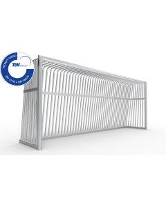 Anti vandalisme voetbaldoel 500 x 200 cm - TÜV gekeurd rond profiel