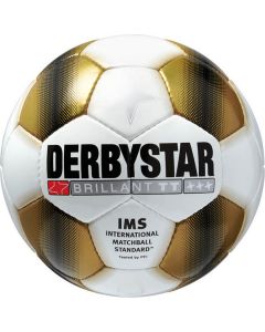 Derbystar voetbal brillant TT gold-wit