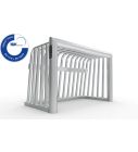 Anti vandalisme voetbaldoel 120 x 80 cm - TÜV gekeurd Rond profiel