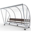 Verplaatsbare Dug-out model D met bank