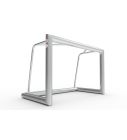 Aluminium Voetbaldoel 120x80x65 cm