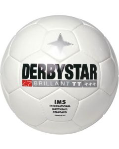 Derbystar voetbal brillant TT wit