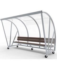 Verplaatsbare Dug-out model D met bank