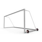Professioneel Voetbaldoel 500x200x200 cm - Transportwielen aan de zijkant