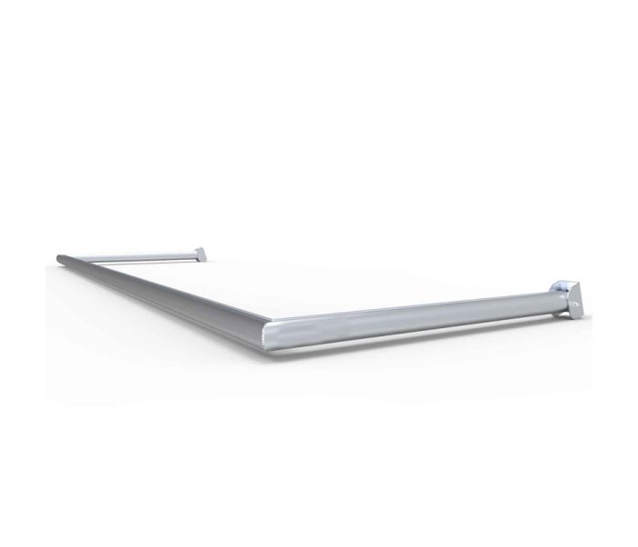 Aluminium grondkader voor vast voetbaldoel 300 cm