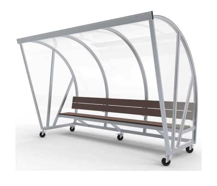 Verplaatsbare Dug-out model D met bank